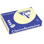 Papier couleur A4 Clairefontaine Trophée - 80 g - jaune canari - 500 feuilles