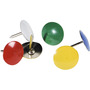 DRAWING PINS ASSORTED COLOUR 10MM - BOX OF 100
