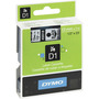 Dymo 45010 D1-labelling tape 12mm black/clear