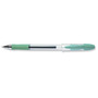 STYLO GRIP A CAPUCHON LYRECO PREMIUM 0,7 MM ENCRE GEL VERT RESISTANTE A L'EAU