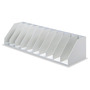 Trieur Paperflow à cases fixes - 9 compartiments - l. 80,2 cm - gris