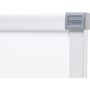Tableau blanc émaillé Bi-Office Maya W - magnétique - 45 x 60 cm