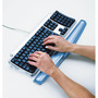 Fellowes 91137 polssteun voor toetsenbord gel crystal blauw