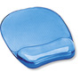 Fellowes 91141 crystal gel mouse pad and wrist rest blue