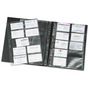 Porta cartões PVC com 25 bolsas p/400 cartões 57x90 mmDURABLE Visifix Centium