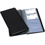 Oxford Black 225 X 125mm PVC Business Card Holder 96 Card Capacity