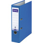 Lyreco Recycolor ordner met hefboom karton rug 80mm blauw