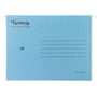 Lyreco Premium suspension files for drawers A4 V blue - box of 25
