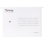 Dossiers suspendus Lyreco Premium A4, emb. de 25 pcs, blanc