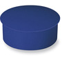 Pack de 10 imanes redondos en color azul LYRECO diámetro: 22 mm