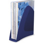 Porta revistas para formato A4 cor azul LYRECO