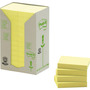 Pack 24 blocks notas adhesivas Post-it recicladas amarillo (100h/block) 38x51mm