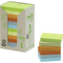 3M POST-IT RECYCLED NOTES TOWER OF 24 PADS PASTEL COLOURS 38X51MM