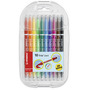 Stabilo Trio 2 In 1 Double End Pen Assorted - Box Of 10
