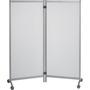 Paperflow Moveable 2 Panel Screen White