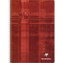 CAHIER CLAIREFONTAINE METRIC SPIRALE A4 180 PAGES - LIGNEES 8MM + MARGE