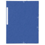 Chemise simple à élastiques Lyreco - carte lustrée - bleue - par 10