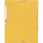 Exacompta map met 3 kleppen Scotten 425gr geel