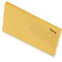 Lyreco Document Wallet, Foolscap Size, 250g Card - Yellow, Pack of 50