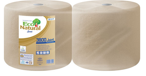 CONF. DA 6 ROTOLI DI CARTA IGIENICA A 2 VELI JUMBO ECO NATURAL LUCART 300