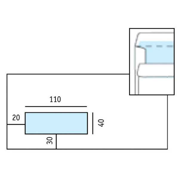 Standard envelopes 114x229mm self seal window left 80g - box of 500