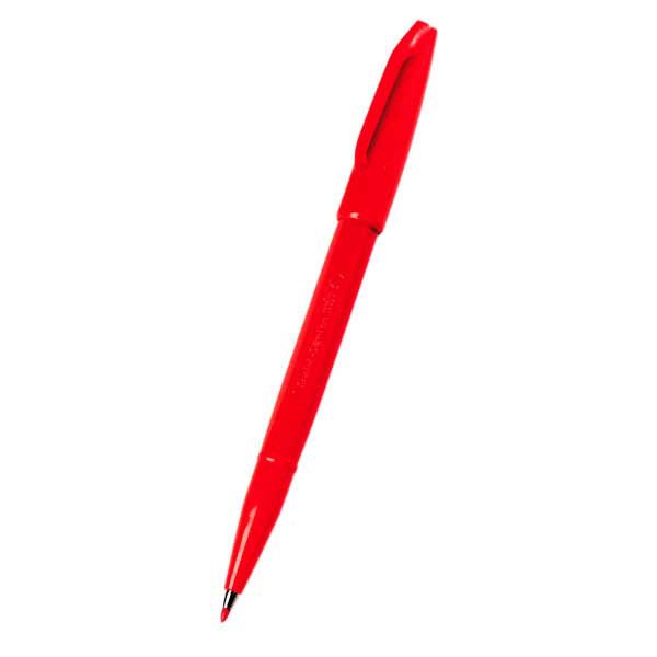 Fiber Tip Pen Pentel Sign Pen, red