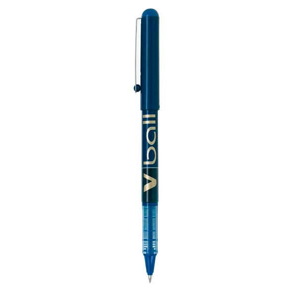 Pilot V-Ball roller met metalen punt 0,7mm blauw