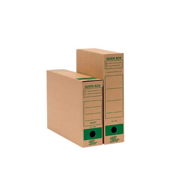 Loeff's Quickbox archive boxes A4 corrugated cardboard 24x33,5x8cm - pack of 50