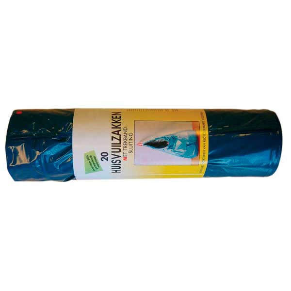 Garbage bags with drawstring closing 120 L - roll of 20