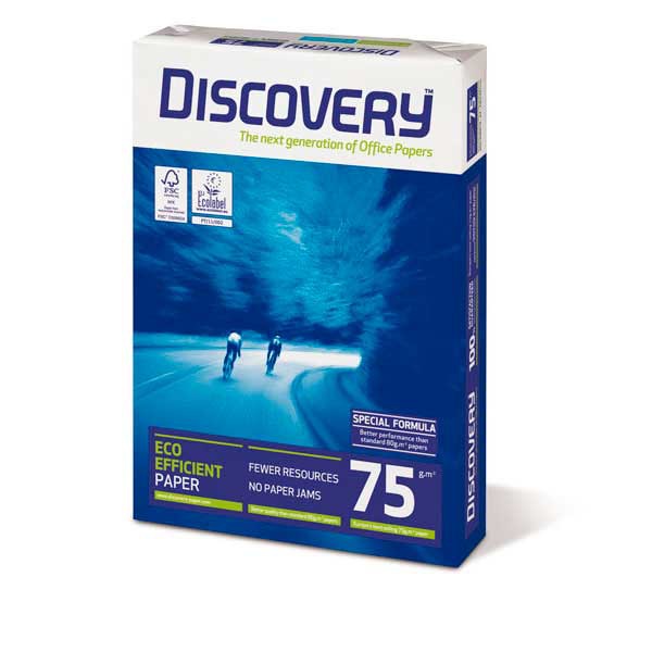 Discovery ecological white paper A4 75g - 1 box = 5 reams of 500 sheets