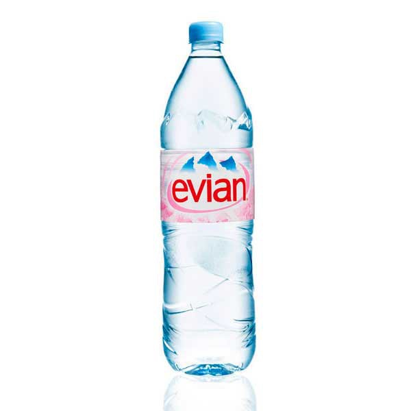 Evian mineraalwater fles 1,5l - pak van 6