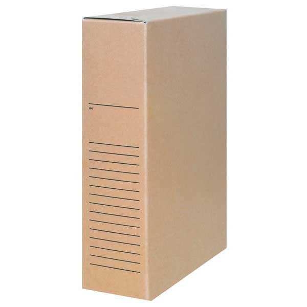 Archive box A4 23x32x spine 8cm acid free cardboard 650g