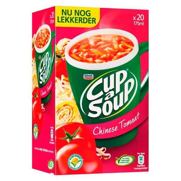 Cup-a-soup sachets soupe tomate chinoise - boîte de 21