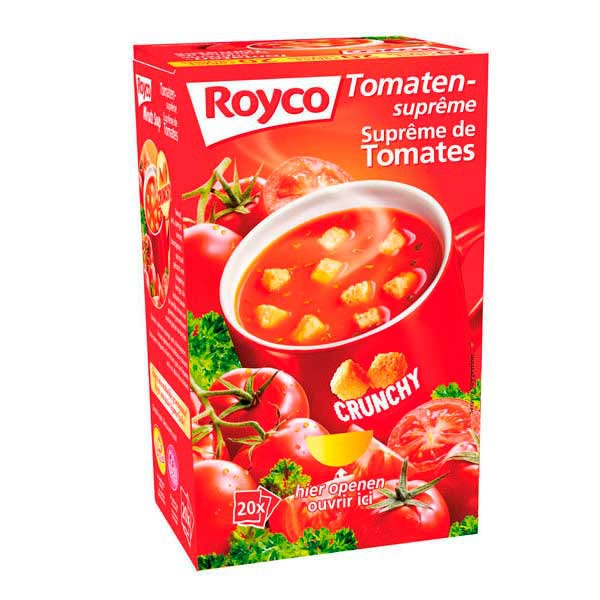 Royco sachets soupe tomates suprême - boîte de 20