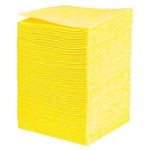 Cleaning cloth non-woven 38x40cm yellow - pack of 100