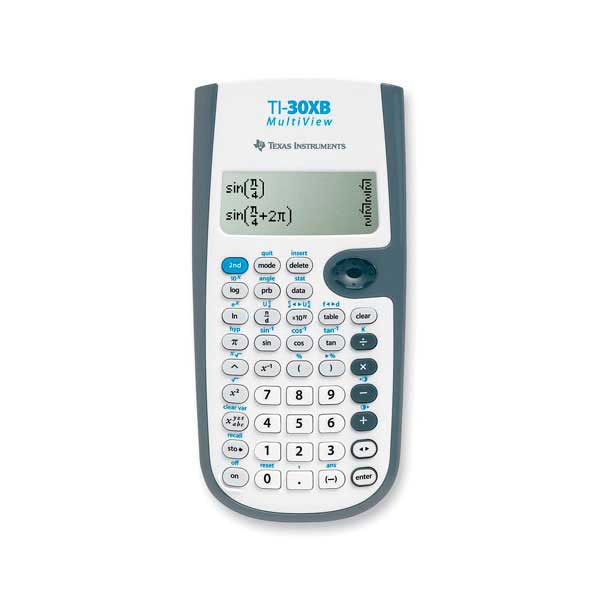 TI-30XB multiview calculatrice scientifique - 4 lignesx16 caractères