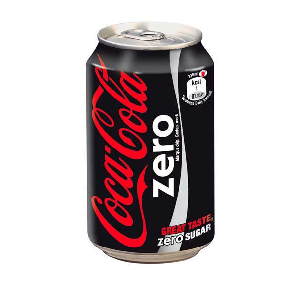 Coca-Cola Zero boisson non-alcoolisé cannette 33 cl - paquet de 24