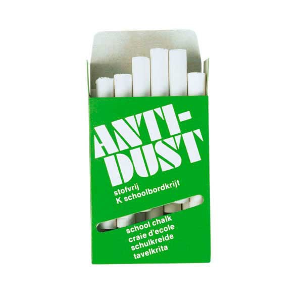 Crayons antidust white - box of 12