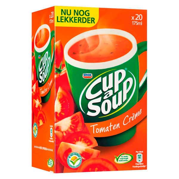 Cup-a-soup zakjes soep tomaten - doos van 21