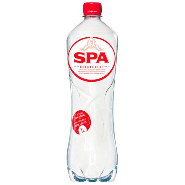 Spa Barisart sparkling water pet 1L - pack of 6