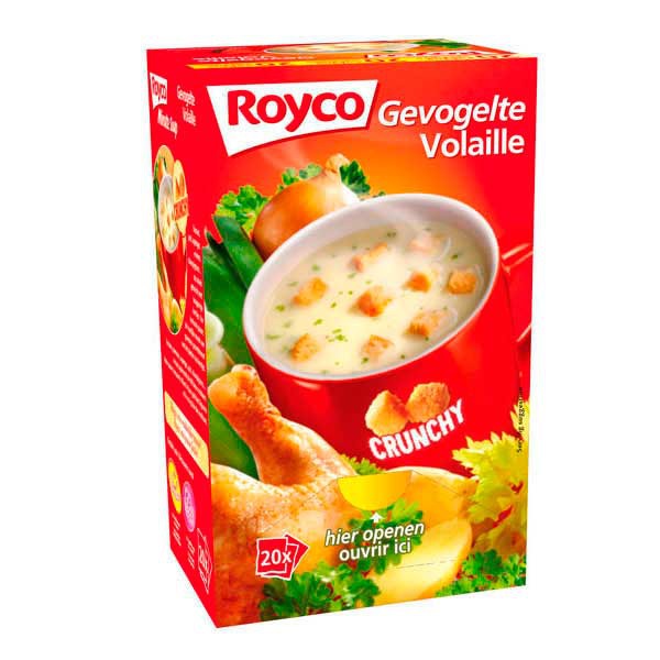 Royco zakjes soep gevogelte crème - doos van 20