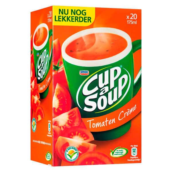 Cup-a-soup sachets soupe crême tomate - boîte de 21