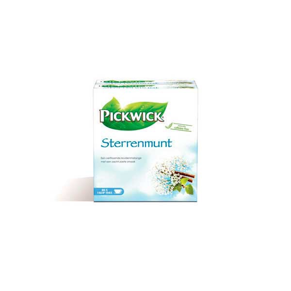 Pickwick sachet de thé sterrenmunt - paquet de 4x20