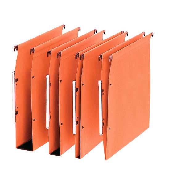 Lyreco dossiers suspendus pour armoires fond V 330/275 orange - boîte de 25