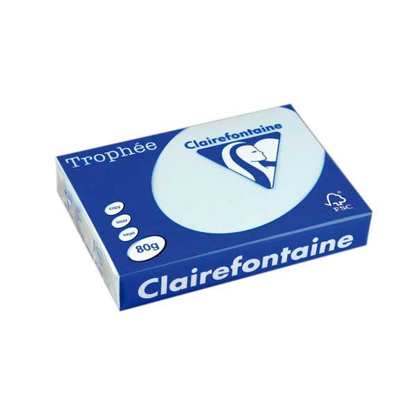 Clairefontaine Trophée 1971 papier couleur A4 80g bleu - ramette de 500 feuilles