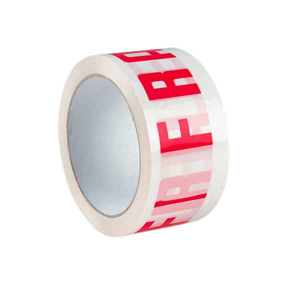 Packaging tape fragile 50mmx66m PVC red