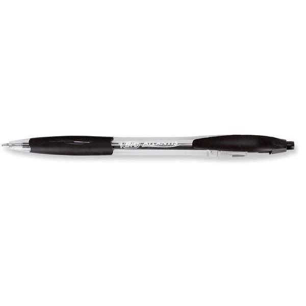 Bic Atlantis retractable ballpoint pen medium black