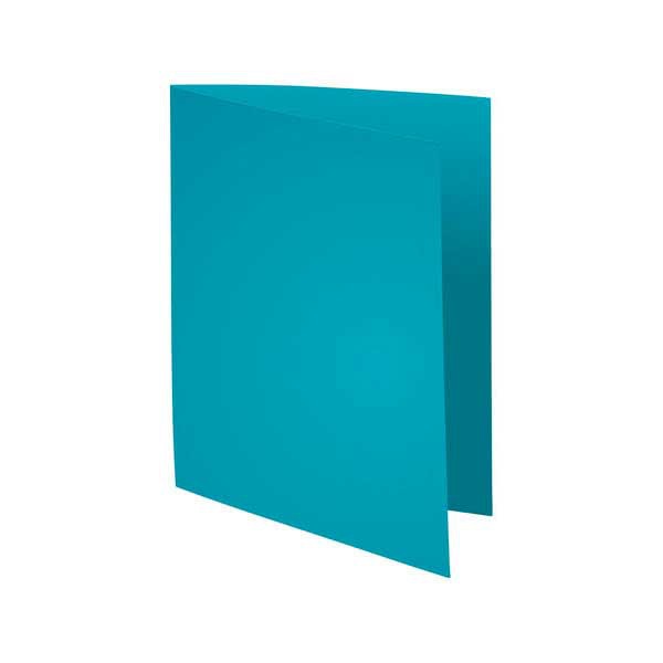 Exacompta Foldyne folders cardboard 180g blue - pack of 100