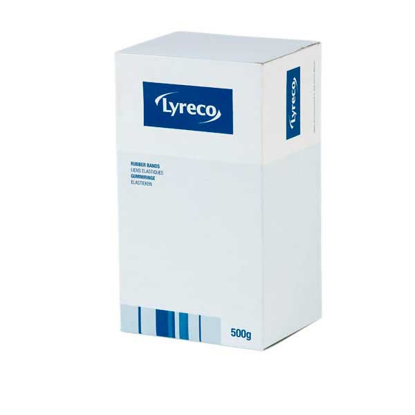 Lyreco rubber bands 90x1,5mm - box of 500 gram