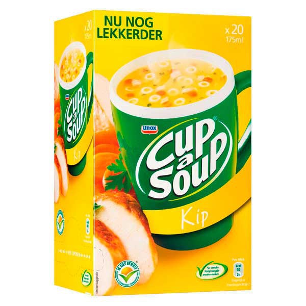 Cup-a-soup sachets soupe poulet - boîte de 21